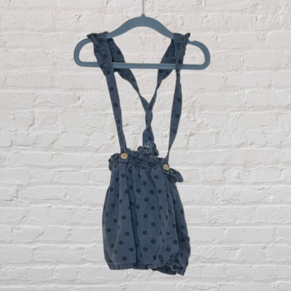 Zara Adjustable Polka Dot Suspender Skirt​ - Picture 1 of 1